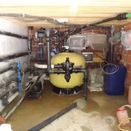 impianto filtrazione e vasca idromassaggio