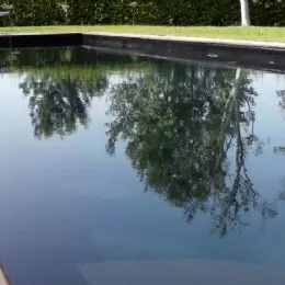piscina vista di lato